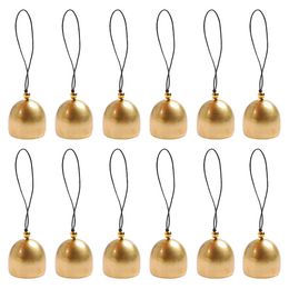 Christmas Decorations 12pcs Bell Jingle Mini Metal Small Cowbell Decorative Cow Rustic Vintage Pet Ornament Wind Craft Sheep Hanging Tree 221130