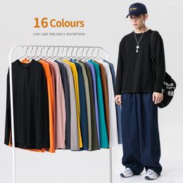 Men's Sweaters Men's Pullover Casual Long Sleeve Loose Cotton Soft O-Neck Basic Tops Tees