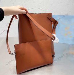 5A Tote Bags Luxury Mirror Quality Two-in-one Shoulder Wallets fashion Real Leather handbags High capacity Women classic Female Purses 221130