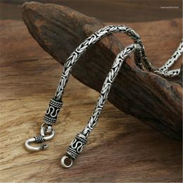 Chains 3mm Wide Pure 925 Sterling Silver Round Necklaces For Men Women Necklace Accessories 18-24 Inch