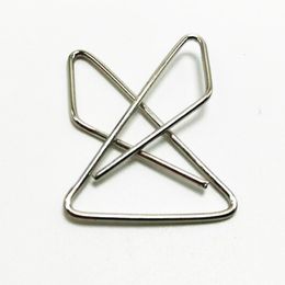 Advertising display equipment 100pcs Paper Clips Metal Fashion Silver Butterfly Paper Clips Bookmark Metal Clip Active 221130