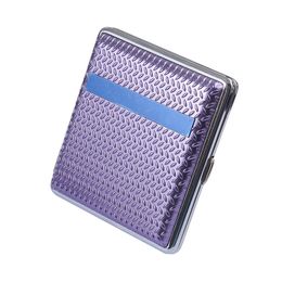 Colourful Plastic Cigarette Case Dry Herb Tobacco Holder Storage Box Cover Portable Metal Clip Smoking Stash Container Boxs Protective Shell