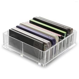 design makeup palette UK - Storage Boxes Acrylic Medium Eyeshadow Palette Makeup Organizer W  Removable Dividers Designed To Stand & Lay Flat