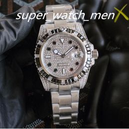 master designed new colorful diamond luxury gmi star stainless steel diamond watch automatic mens mechanical wristwatch