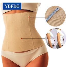 Womens Shapers YBFDO US Postpartum Belly Recovery Band After Baby Tummy Tuck Belt Slim Body Shaper Control Corset 221130