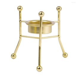 Candle Holders Retro Three-legged Geometric Candlestick Holder Candlestand For Bathroom Wedding Shelf Decor