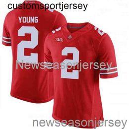 Stitched 2020 #2 Chase Young Ohio State Buckeyes Red NCAA Football Jersey Custom any name number XS-5XL 6XL