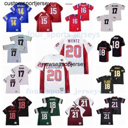 Movie version American football jerseys Metcalf Allen Falco Williams Brown Rivers Crewe Manning darnold Wentz Thielen Fitzpatrick Barkley