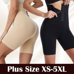 Womens Shapers Women Firm Tummy Control with Hook Butt Lifter Shapewear Panties High Waist Trainer Body Shaper Shorts Female Slimming fajas 221130