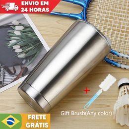 Water Bottles Stainless Steel Thermal Mug Beer Cups Thermos For Tea Coffee Bottle Vacuum Insulated Leakproof With Lids Drinkware 221130