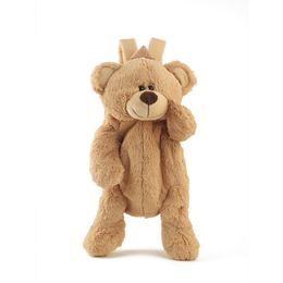 Backpacks 40Cm Children Cute Plush toy Lovely Cartoon Brown Bear Backpack Kawaii School bag girls boys Kindergarten Birthday Festival gift 221129