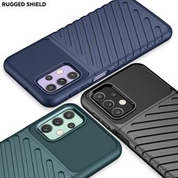 Phone Cases For Samsung A24 A34 A54 A14 A13 A23 A33 A53 A73 A22 A32 M53 4G 5G Rugged Shield Frosted Texture Case
