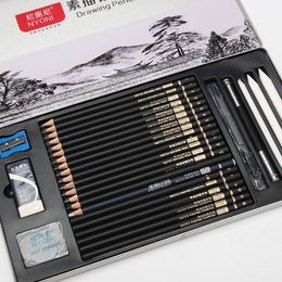 Fountain Pens art supplies charcoal pencils for drawing pencil charcoal pencil set drawing tool box art student beginner exam special 221130