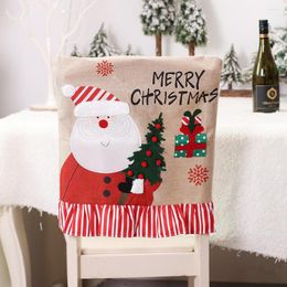 Chair Covers Christmas Cover 2023 Decorations For Home Table Party Ornaments Xmas Gifts Decoration