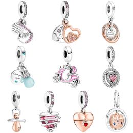 Designer Jewelry Silver Fashion Charms Balloon love Pendant DIY fit Pandora Bracelet Beads