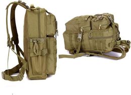 Outdoor Military Tactical Assault Camo Soldier Rucksack Molle System 3 -Tage -Lebenssparer -Bug Out Surlival Swat Police 5pcslots5357633