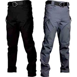 Pantaloni cargo casual di alta qualità da uomo con tasche multiple Pantaloni mimetici militari tattici militari Outdoor Jogger Pantaloni impermeabili H1213