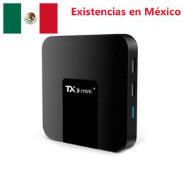 Ship from mexico TX3 mini PLUS TV BOX Android 11.0 amlogic S905W2 quad core 2GB 16GB 2.4g 5ghz dual wifi BT