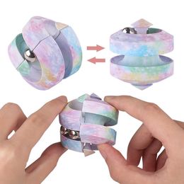 Decompression Toy Children s Adult Fidget Sensory Fingertip Track Graffiti Relieves Pressure Novel Marble Puzzle Roller 221129