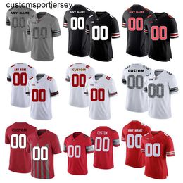 Custom Ohio State Buckeyes Football Jerseys Braxton Miller Justin Fields Chase Young Chris Olave Cris Carter J.K Dobbins Curtis