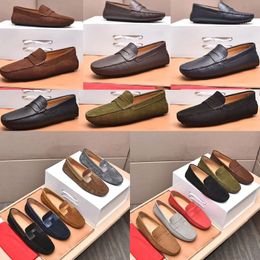 2022 Designer Mentes pour hommes British Business Sandals Luxury 100% cuir paresseux paresseux Slip-on Foot Shoes Foot Spring Summer Fashion Round Head Breathable Shoe