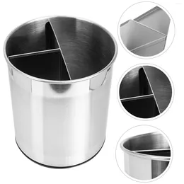 Storage Bottles Utensilorganizer Kitchen Chopsticks Holder Container Crock Rotating Bucket Steel Stainless Utensils Cookware Basket Cutlery