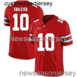 Stitched Ohio State Buckeyes #10 Ryan Shazier Red NCAA Football Jersey Custom any name number XS-5XL 6XL
