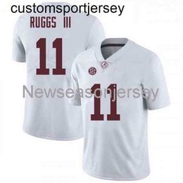 Stitched Henry Ruggs III Alabama Crimson Tide White NCAA Football Jersey Custom any name number XS-5XL 6XL