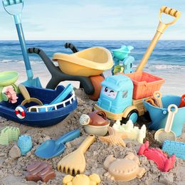 Sand Play Water Fun Children s Beach Toys Summer Digging Tools Bucket ATV Hourglass Set Boys and Girls Outdoor Gifts 221129