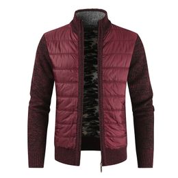 Mens Sweaters Winter Thick Fleece Cardigan Sweatercoat Male Autumn Warm Sweater Jackets Casual Knitwear Clothing Plus Size 3XL 221130