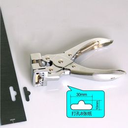 Clamp T Shape Hole Punch Butterfly Hanging s es Manual PVC Card and ID Slot 221130