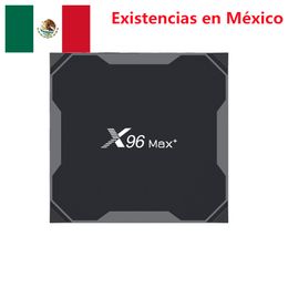 Ship from mexico X96 MAX plus TV BOX Android 9.0 4GB RAM 32GB ROM Amlogice S905X3 8K Video Player 2.4G&5GDual Wifi Youtube HD 1000M X96MAX