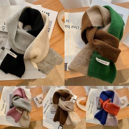 Korean Style Winter Warm Wool Scarf For Women Design Elegant Elastic Knitted Scarves Female Bandana Thick Neckerchief Shawl