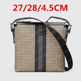 2022 men crossbody messenger bag cross body Tiger black Leather shoulder Clutch Handbag Fashion tiger snake 21cm/27