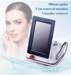 Medical 6in1 980nm Diode Laser Machine 60W Spider Veins Vascular Removal Latest Aesthetic Equipment Facial Telangiectasis Removal