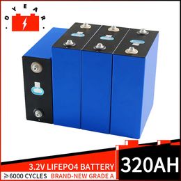Grade A 320AH Lifepo4 Battery 12V Rechargeable Lithium Iron Phosphate Battery Suitable For Electric Folklifts Golf Carts Boat