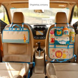 Creative Cartoon Car Seat Back Organizer Hang Storage Bag Baby Kids Toys Travel Protector Cover Automobile Interior Accessories