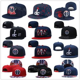 Fitted Knitted Basketball Caps Team Bradley Beal Kyle Kuzma Deni Avdija Sport Adjustable Hat Summer Snapback Letters Sun HipHop Black Navy Blue Grey Embroidered