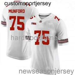 Stitched 2020 Thayer Munford Ohio State Buckeyes White NCAA Football Jersey Custom any name number XS-5XL 6XL