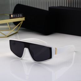 black Sunglasses for Man Woman Unisex Designer Goggle Beach Sun Glasses Retro Small Frame Design Uv400 Top logo eyewear glasses with Box