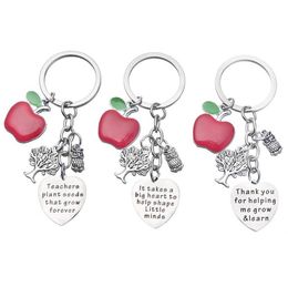 Stainless Steel key chain teacher party favor approval new teacher graduation season gift SN4254