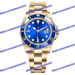 Fashion men's watch 2813 sports automatic luxury watch 126618 41mm blue dial ceramic bezel stainless steel strap wristwatch 116613 luminous watches 116618