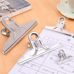 Clamp 20 pcslot Grip Clips Bulldog spaper Letter Snacks Bag Sketchpad Metal Clip Size 118mm150mm Stationery 221130