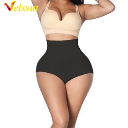 Womens Shapers Velssut Women Faja Colombianas Shapewear Panties Lower Belly Tummy Control Shorts Waist Trainer Body Shaper High 221130