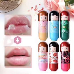Lip Gloss Hengfang Cartoon Cute Moisturising Anti-Cracking Lipstick Multifunctional Fruit Makeup Random Style