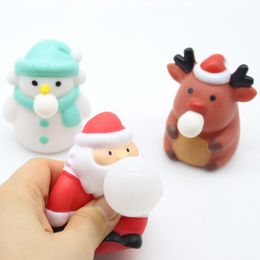 Decompression Toy Christmas Fidget Toys Pinches Anti stress Stress Relief Games Blow Bubbles Children Small Puking Ball Xmas Gifts 221129