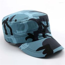 Berets Summer Fashion Men Baseball Caps Tactical Army Camouflage Flat Cap Hats Women Men's Outdoor Visor Military Training Camo