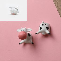 Nails 2PCS Thumbtacks Decorative Cute Animals Thumb Tack Pin Year's Mascot Push Cork Board Binding DIY School Office Pushpin 221130