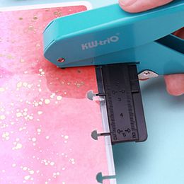 Other Home Storage Organization Creative Mushroom Hole Shape Punch for H Planner Disc Ring DIY Paper Cutter Ttype Puncher Craft Machine Offices Stationery 221130
