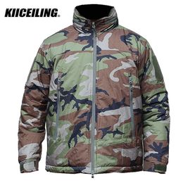 Mens Jackets KIICEILING Polar L7 Military Tactical Down For Men Winter Warm Waterproof Windbreakers Hunting Hiking Parkas Coat Army 221129